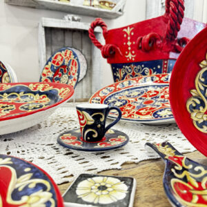 Collezione Tavola “Rosso Imperiale” – Servizio Artistico